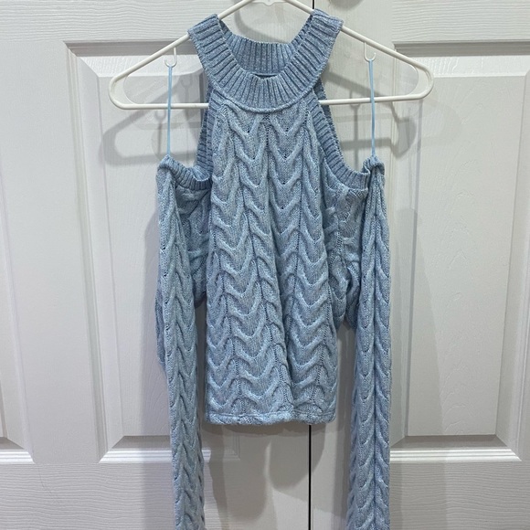 Zara Sweaters Zara Shoulder Cut Out Knit Sweater Poshmark